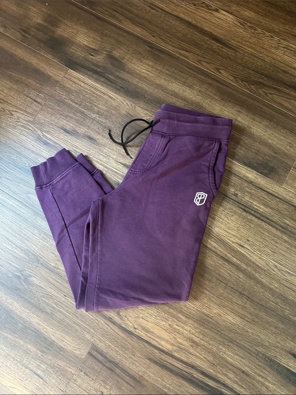 Born Primitive Plum Purple Jogger Pants with Logo